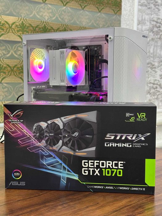 Игровой компьютер: i5-12400F | ROG GTX 1070 8GB | DDR4 16GB | 512GB M2