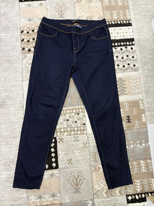 Pantaloni elastici tip blugi denim slim fit jeggings treggings