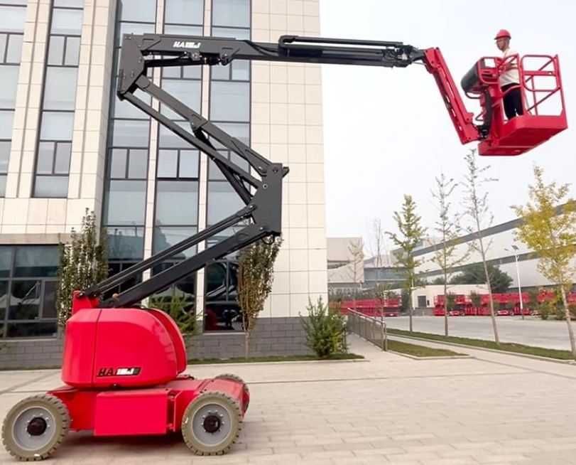 Коленчатый электрический подъемник 18м