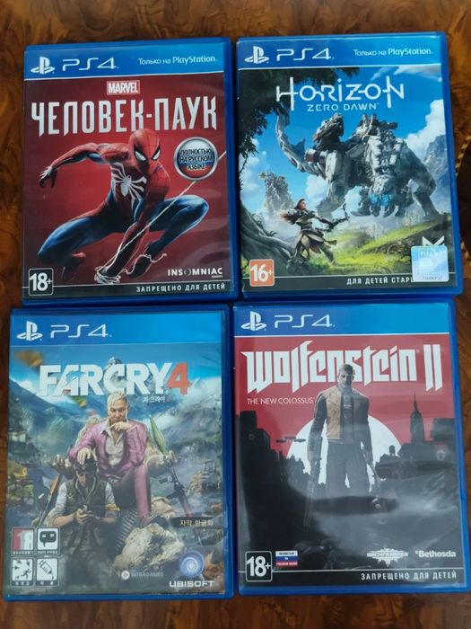 PS4 диски новые, для PS4 и PS5