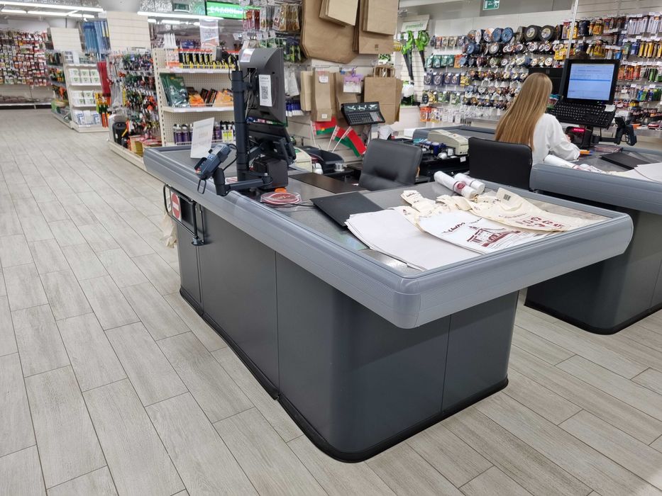 Кассовые столы для магазинов, кассовый бокс