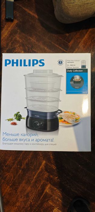 Philips пароварка 9L, 900W