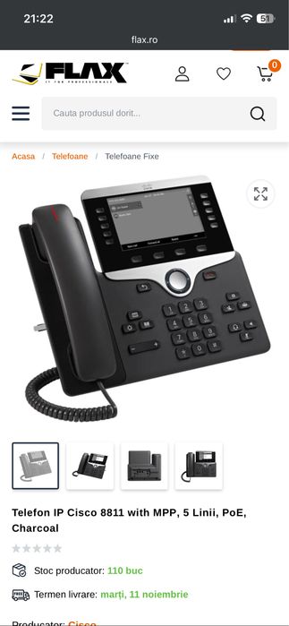 Telefon fix Cisco cp8811 VOIP Business
