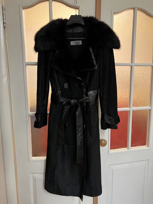 Пальто-дубленка