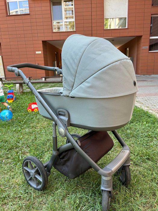 Бебешка количка 2 в 1 Roan BASS NEXT Ocean Mood