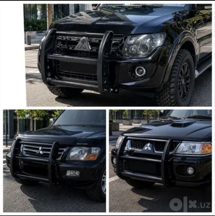 Защита бампера Mitsubishi l200 pajero sport