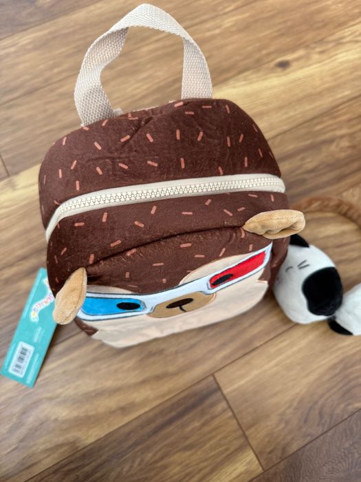 Детска раница и меки слушалки Squishmallows нов