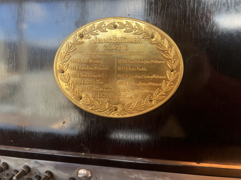 Pian Blüthner original, anul 1883 – piesă de colecție, funcțional