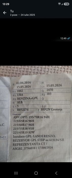 Vând Opel Mokka, benzină + GPL, motor 1.4 (2014).