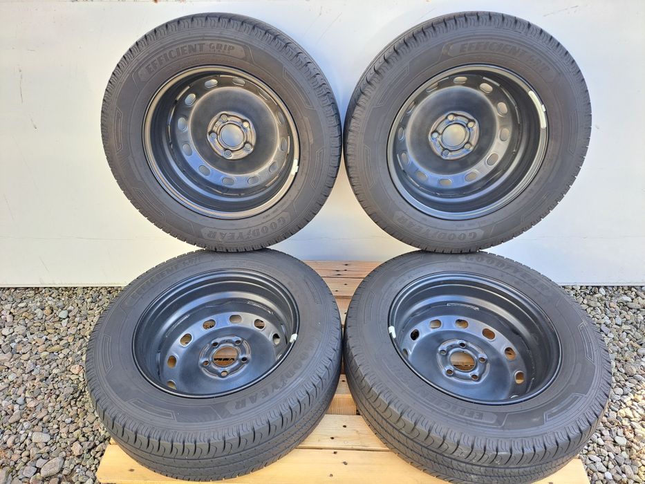 Anvelope 215/65R16C Goodyear Efficent Grip + Jante + Senzori Presiune