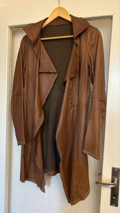 Сако/манто от естествена кожа р-р 42