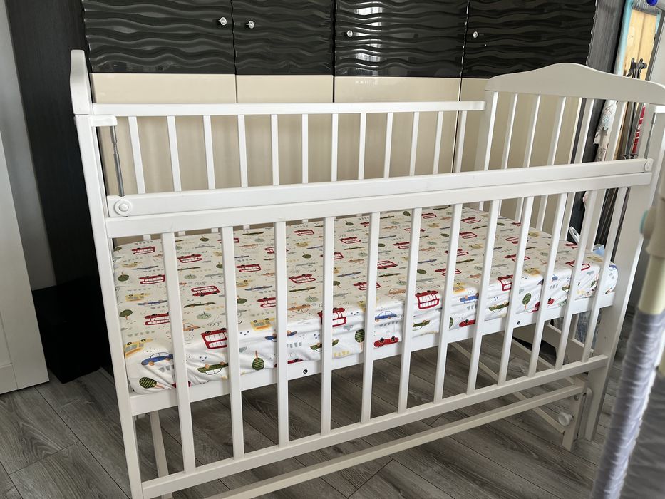 Детский кровать белый