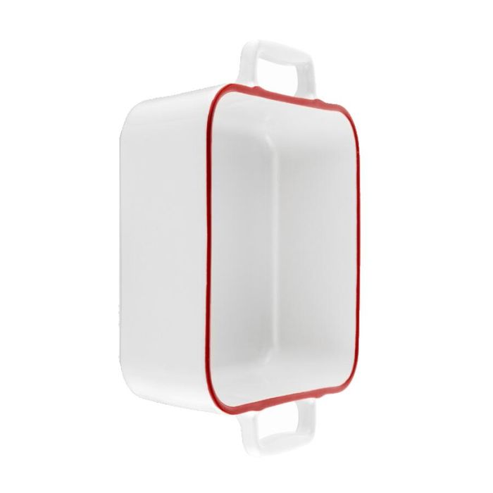 Vas termorezistent din ceramica patrat pentru cuptor, 33 cm,