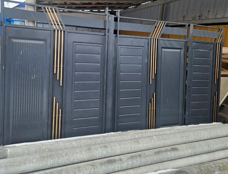 Ворота готовые..