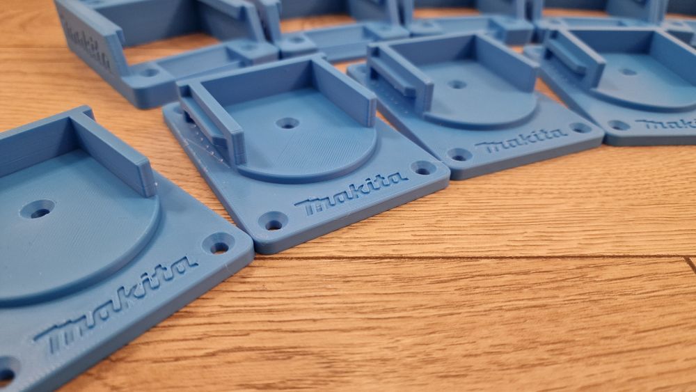 Set 10 suporti baterie si unelte Makita 18v