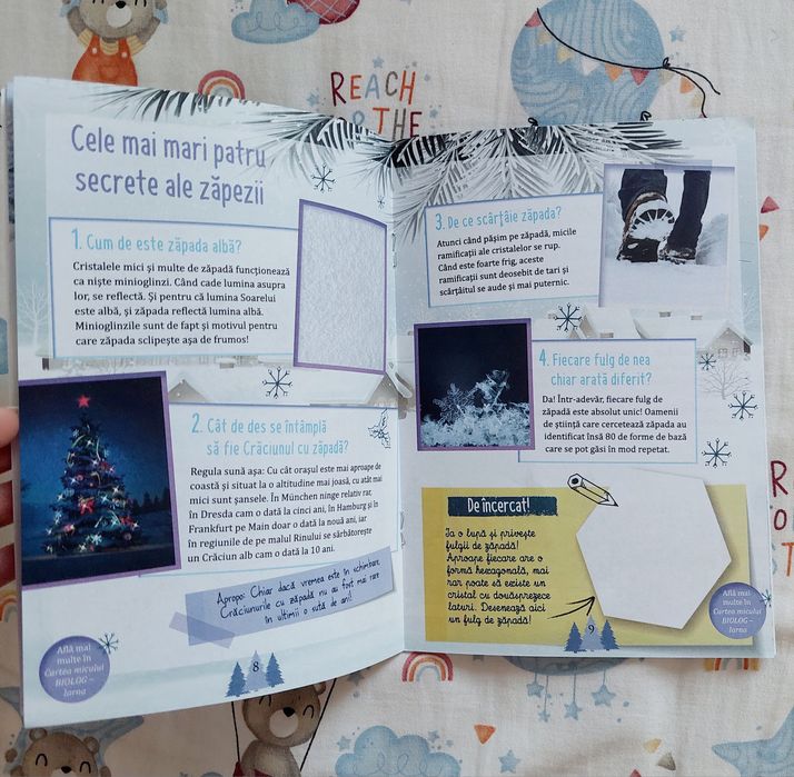 Set 4 cărți de Crăciun pentru copii 2-5 ani