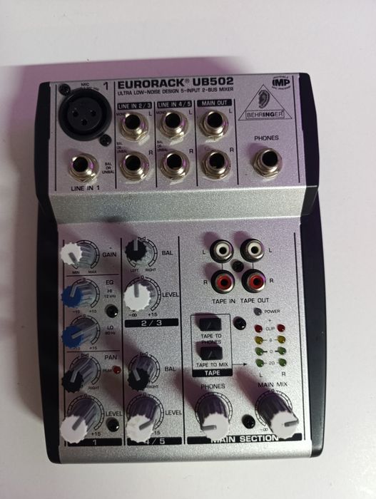 Mixer berhinger eurotrack ub502