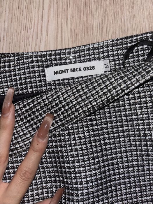 Юбка-шорты клечатое