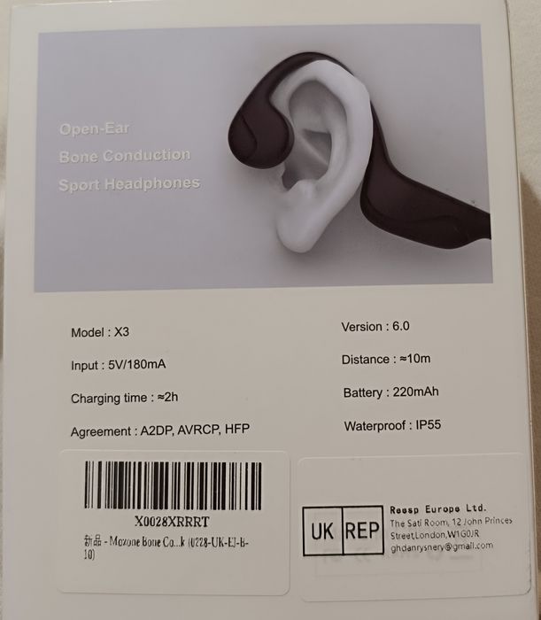 Безжични слушалки за спорт, шофиране, туризъм, работа и ходене