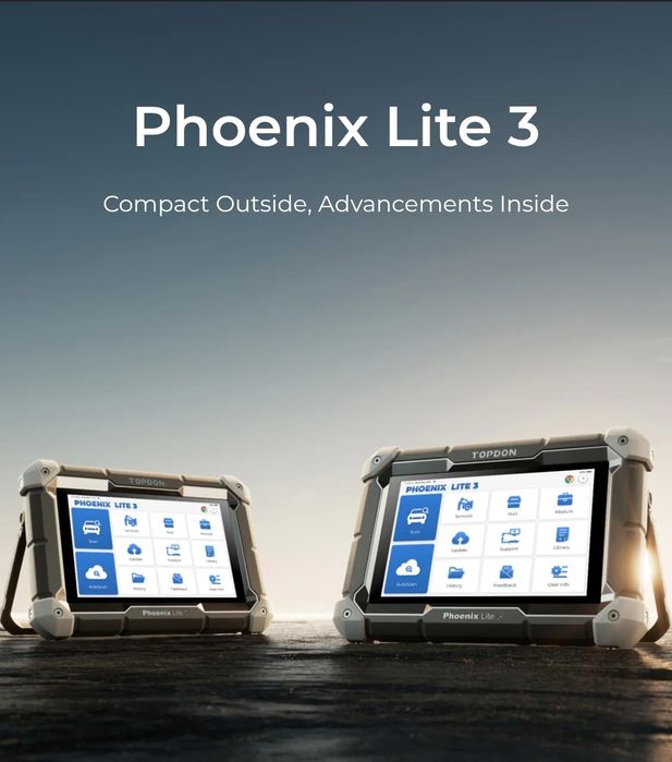 Автодиагностика с професионален скенер Topdon Phoenix Lite 3