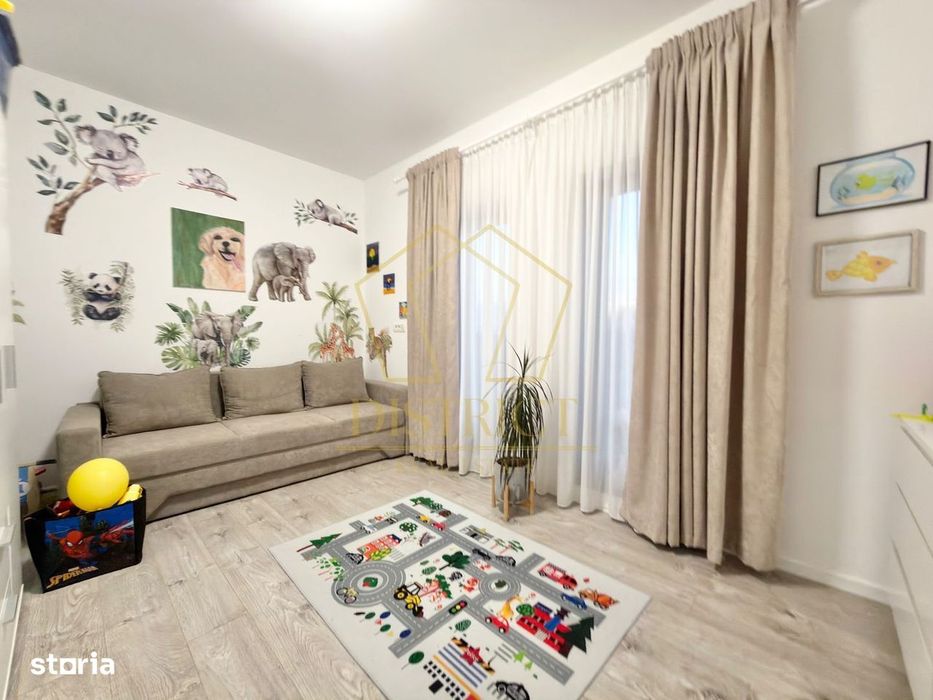 Apartament cu 3 camere mobilat si utlat, 70 mp utili, in Giroc la etaj