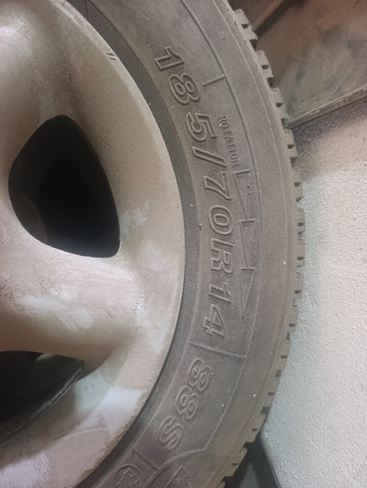 Летние шины на титановых дисках