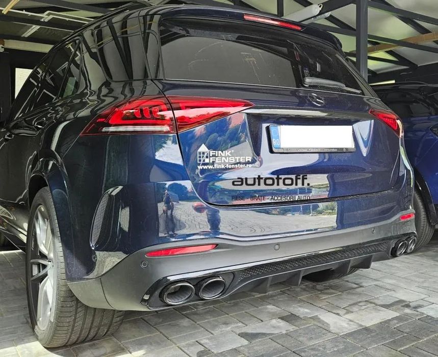 Difuzor bara spate Mercedes GLE W167 (2019+) Black Look 53 AMG