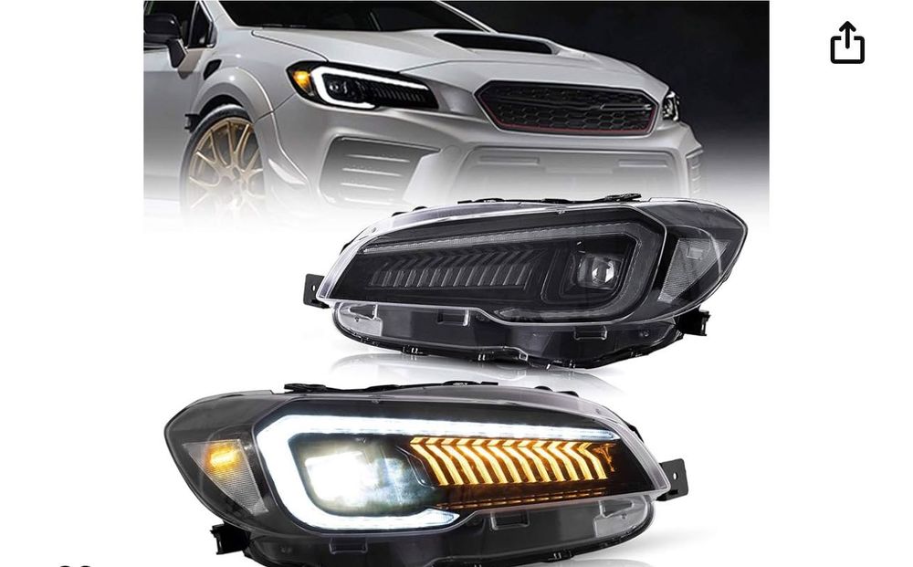 Фарове субару WRX STI