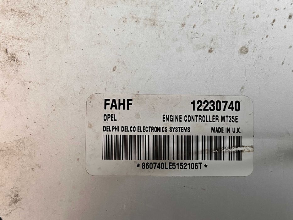 Компютри двигател за Opel Astra H, G, II G Opel Zafira A, B 1.4 1.6