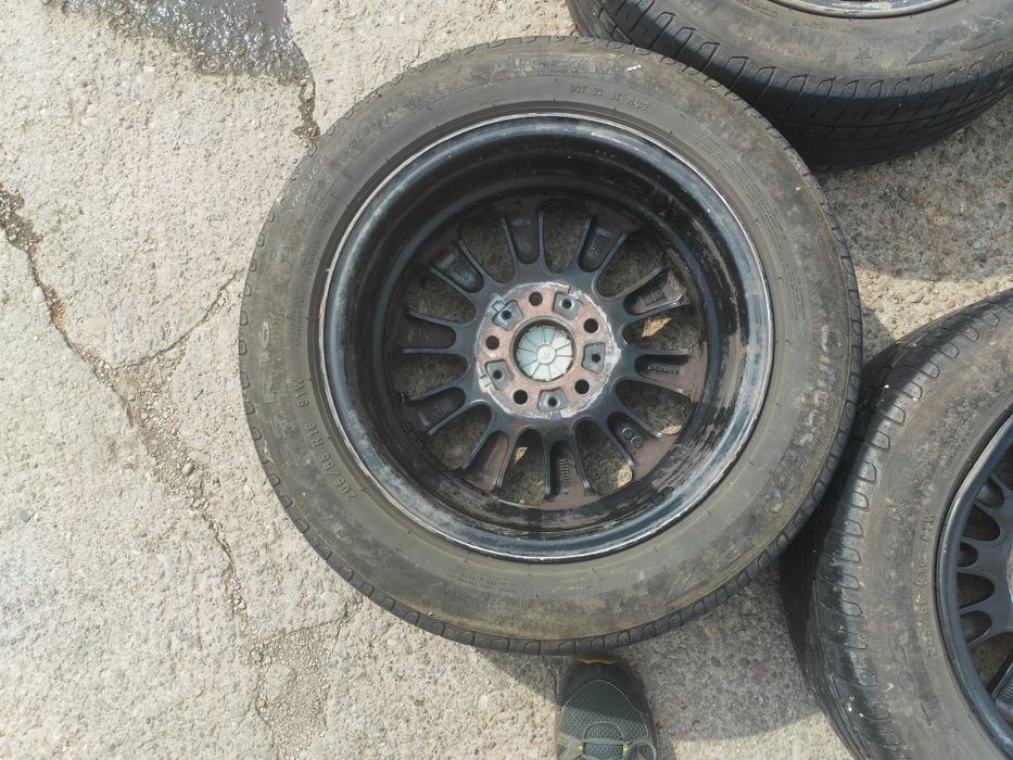 Vând jante bmw seria 1 e87 205 55 R16 pirreli run flat dot 2021