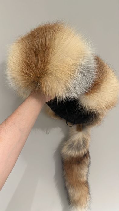 Малахай из лисы натуральный