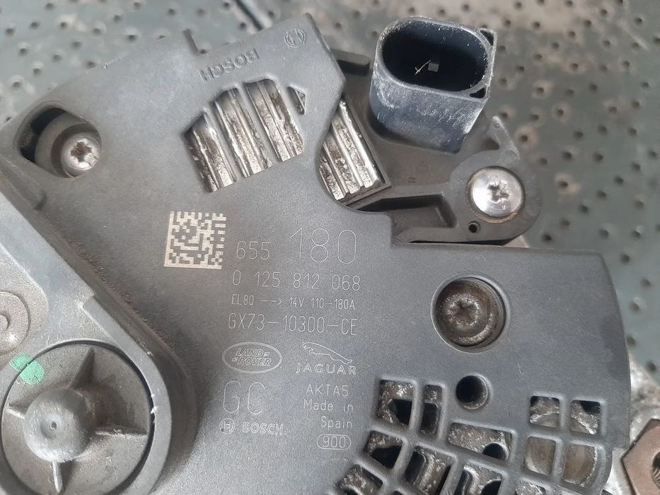 alternator 2.0 d 204dt land rover range rover evoque l538  0125812068  gx73-10300-ce