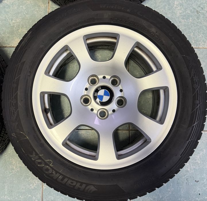Roti/ jante aliaj R16 originale BMW Seria 5 E60 225/55/16 Hankook