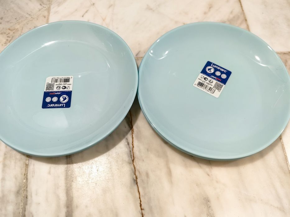 Чинии Luminarc 6 бр и чаша за кафе