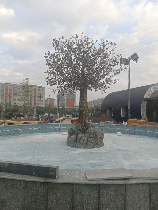 Водопад,пруд,скульптура,дерево,ландшафтный дизайн,кора,фонтан,барельеф