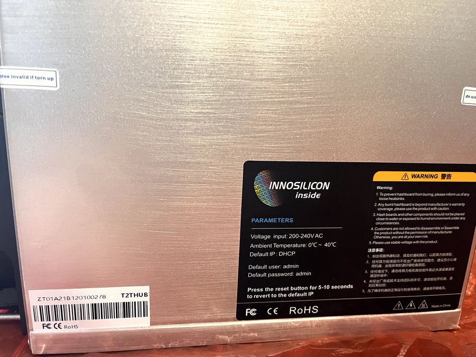 Крипто- Копачки - ASIC Innosilicon - Т2 TURBO