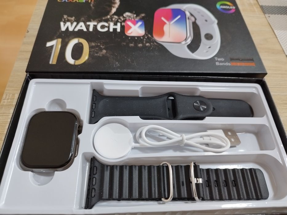 Ceas Smartwach X 10 Amoled ptr.Copii/Unisex,Multiple Funcții,Bluetooth