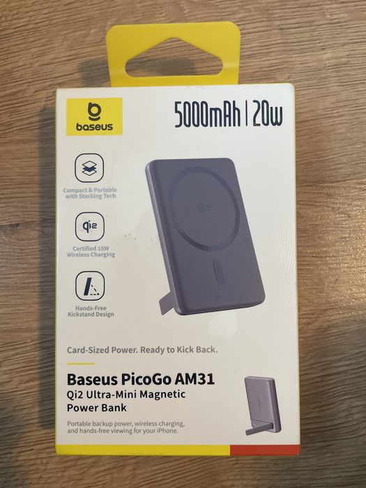 Vând baterie externă wireless baseus