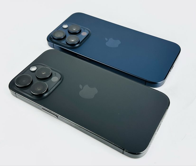 Apple iPhone 15 Pro 128GB Blue / Black Перфектен! Гаранция!
