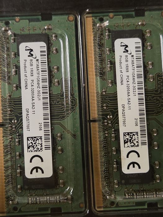 Vand memorie 2x8GB RAM DDR4,CL 22. Laptop!