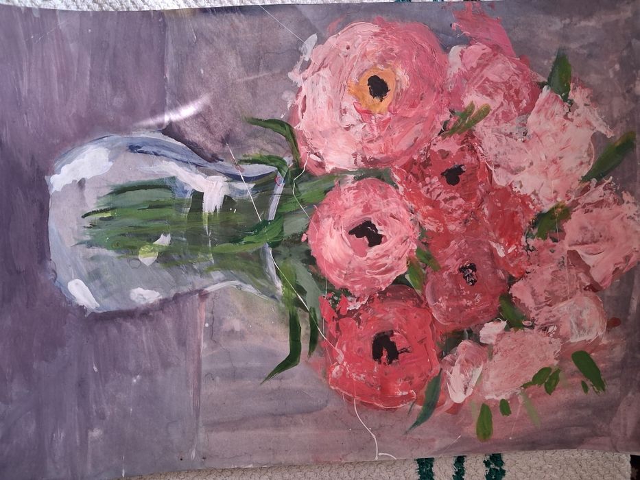 Картины юной художницы.