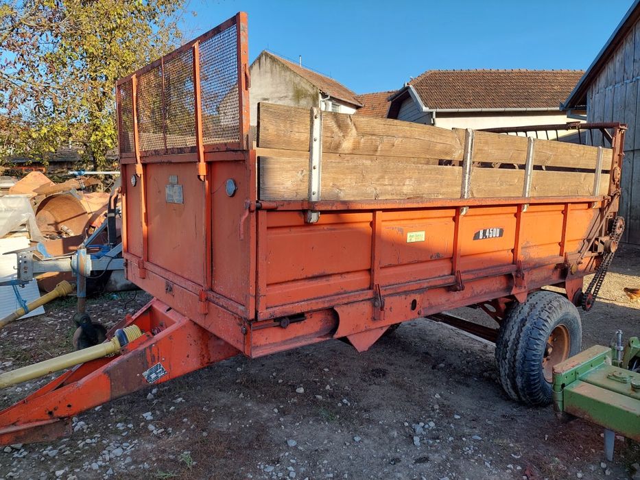 Mig gunoi/remorca de imprastiat gunoi de 6 tone