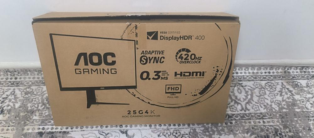 Монитор 24.5" AOC 25G4K