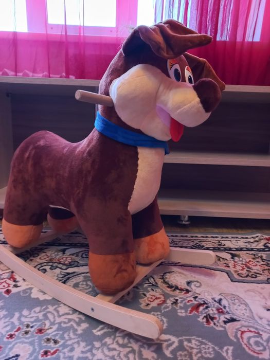 Собака   качалка новая