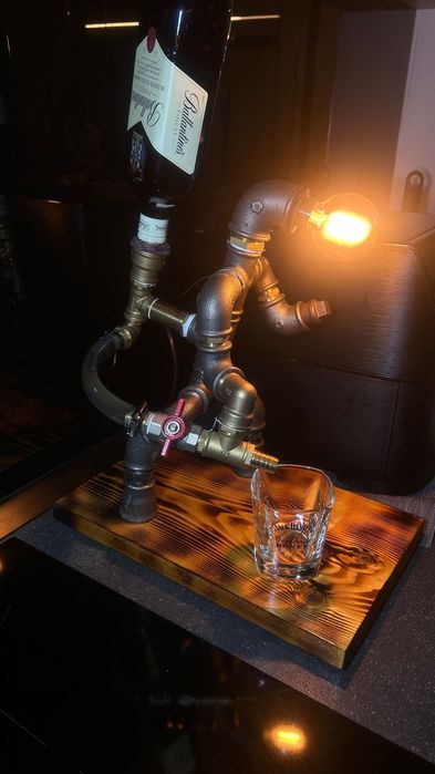 Dispenser /Dozator bauturi (whisky) Bar & Lampa decorativa