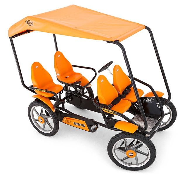 Cart/ bicicleta pentru familie, 4 locuri