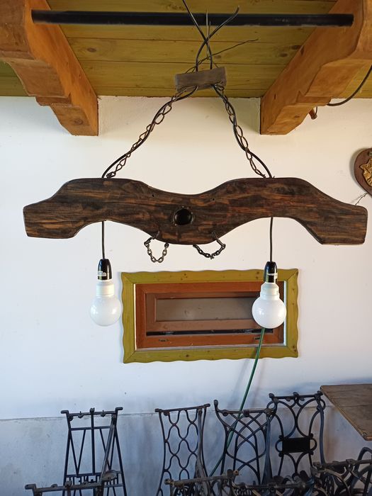 Lampa , lustra din jug boi/vite