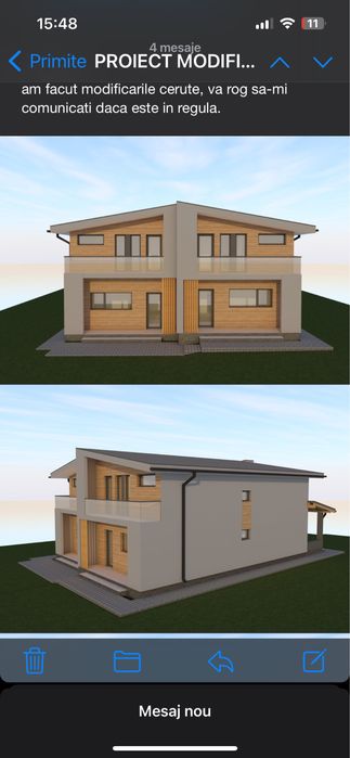 Casa tip duplex semifinisata 125mp