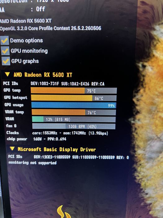 Продам видеокарту Rx 5600xt sapphire pulse
