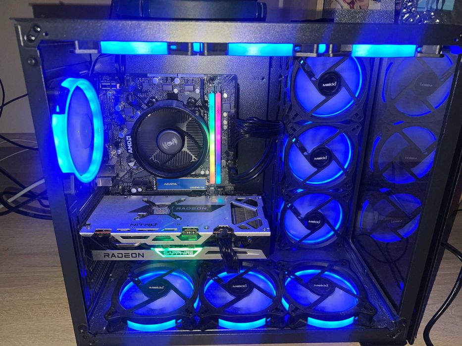 Компютър ryzen 5 5500 radeon 6600xt